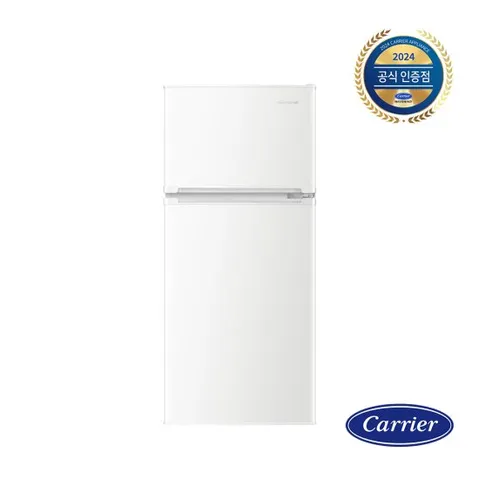 캐리어122L 2도어소형 미니 사무실 자취 냉장고 화이트KRFT-122ABPWO공식인증/무료배송/단순택배