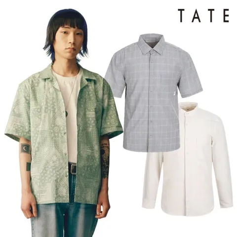 [TATE] 맨즈 셔츠 6종 택1 /봄/여름/반팔/긴팔