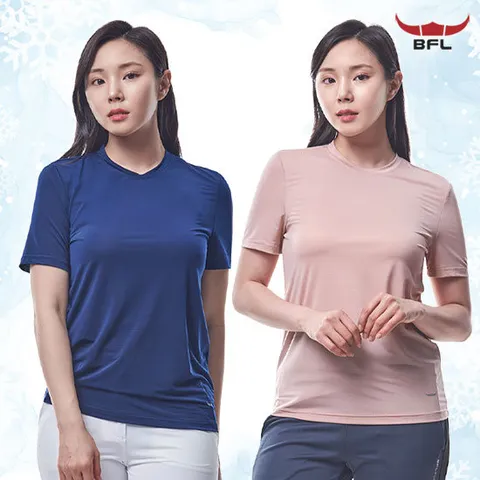 BFL 아이스쉐이크 여성 냉감 라운드 반팔 티셔츠(W5ST10)