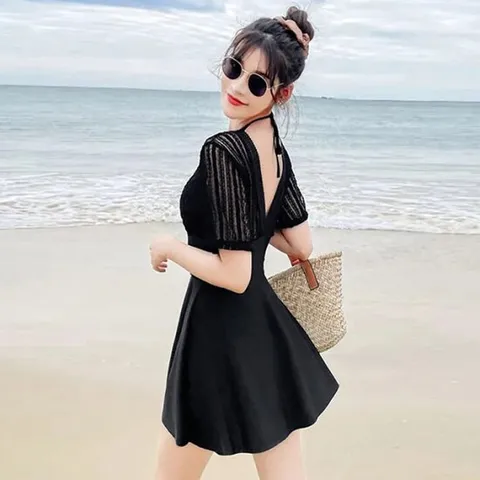 [이쁘다] 레봇 홀터넥 수영복 이너팬츠 set