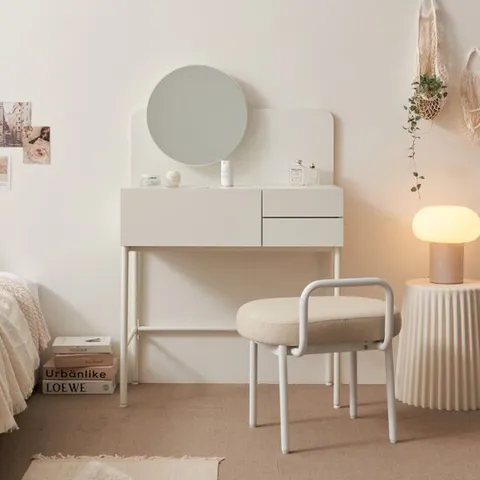 보루네오 마르체 헤이 콘솔 수납 화장대+거울세트 800 BCM656C (착불)