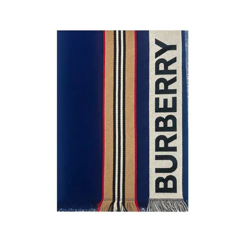 [버버리] 아이콘 스트라이프 머플러(185X100)/블루/80673601