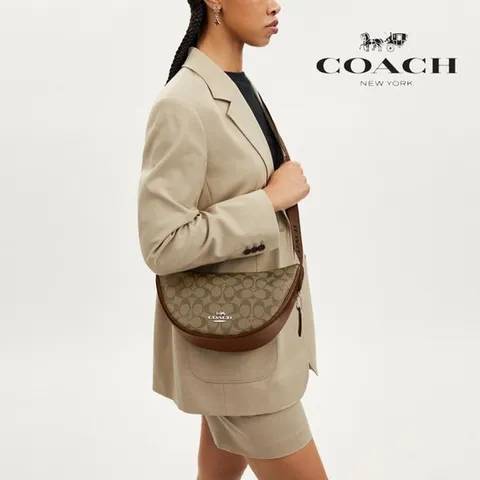 코치 COACH CT643 OS 여자 가방 시그니쳐 Pace 숄더 크로스백
