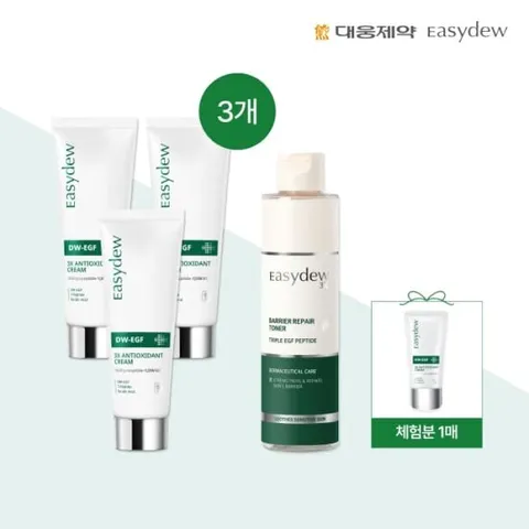 이지듀 안티옥시던트크림75ml*3 +토너200ml*1+체험분2ml