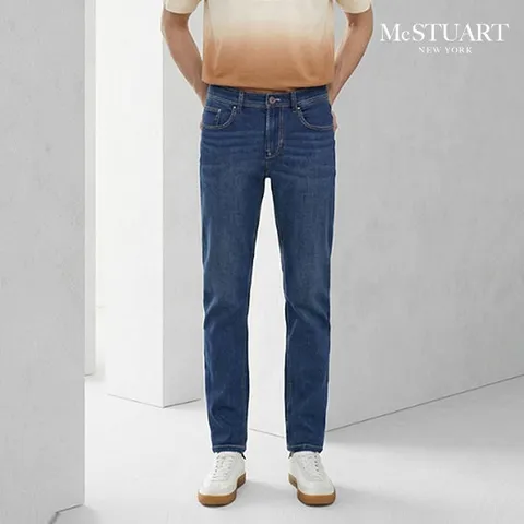 [맥스튜어트] 남성 스트레이트핏 라이크라 스판데님 3종