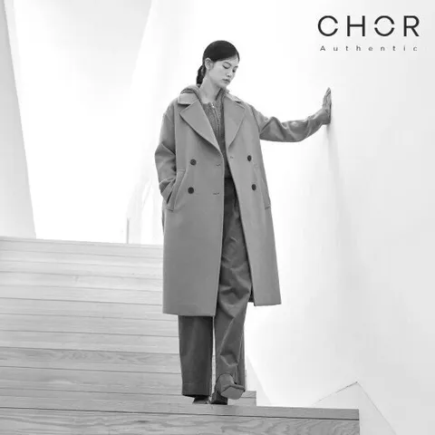 코어 어센틱 캐시울 호시스티치 더블코트 [런칭 가격 149,900원]