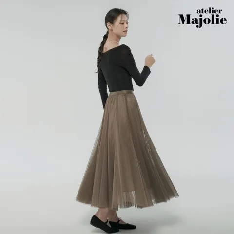 아뜰리에마졸리 튤 레이어 샤 스커트 1종 [런칭 가격 69,900원]
