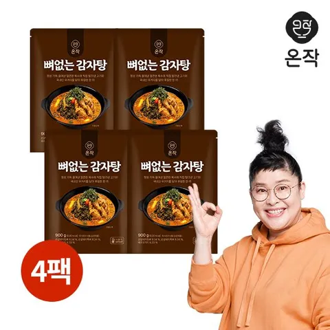 온작 이영자의 뼈없는 감자탕 900g 4팩