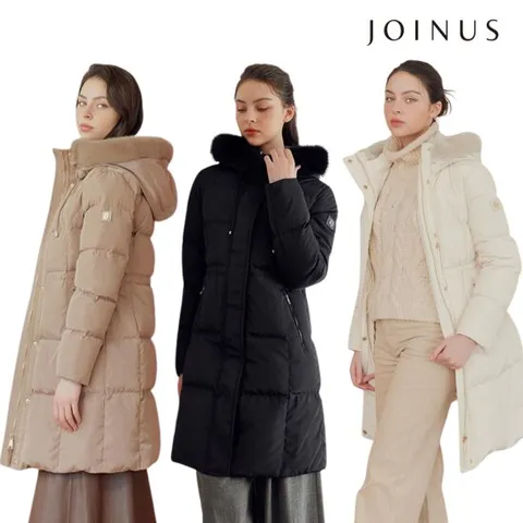 조이너스 여성 다운 후디드 롱패딩 3종 택1 J234B801A