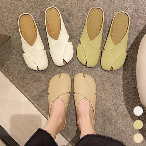 여성 샌들 세상편한 아이르 라운드 뮬 블로퍼 (굽1.5cm)