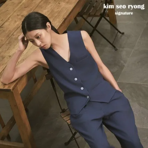 김서룡 시그니처컬렉션 테일러드 베스트