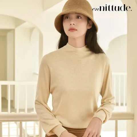 엔니튜드 홀가먼트 울 모달 니트 3종