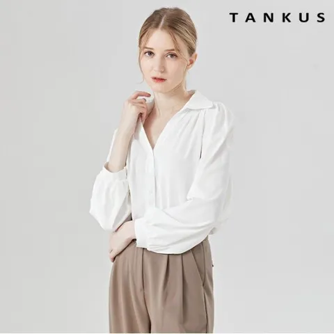 [탱커스]페미닌 긴팔 블라우스 (TW3BL005L0)