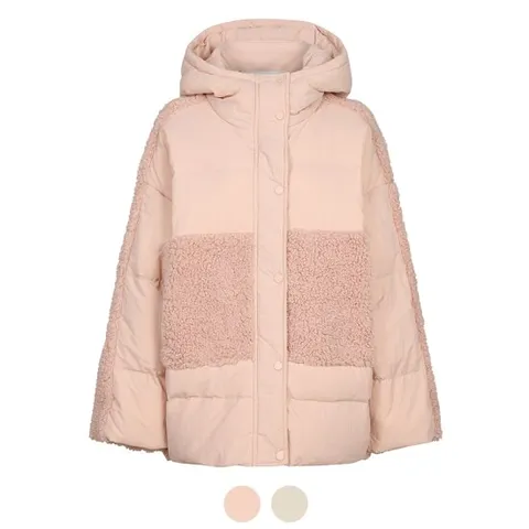 (레코브) 뽀글이 패치 후드 덕다운 점퍼(LC31BZDW909X)