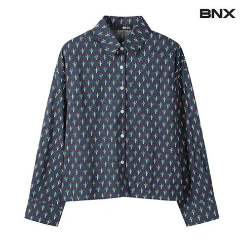 [BNX]유니크 패턴 긴팔 셔츠 (BW3BL007L0)