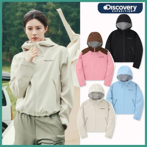 [ 롯데백화점 ]디스커버리 [택가179,000원] 24FW 할인 여성 베르텍스A 심실링 크롭 3L 자켓 고윤정 바람막이 DWWJ4A044-DXNW