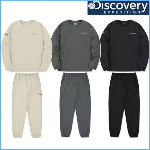 디스커버리 할인 여성 우븐 맨투맨/조거팬츠 트레이닝세트 DWTR38044,DWTP34044 DONGTAN