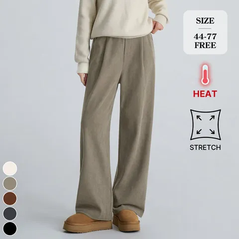 포레스트핏 코듀로이 밴딩 핀턱 스판 와이드 팬츠(P2476)