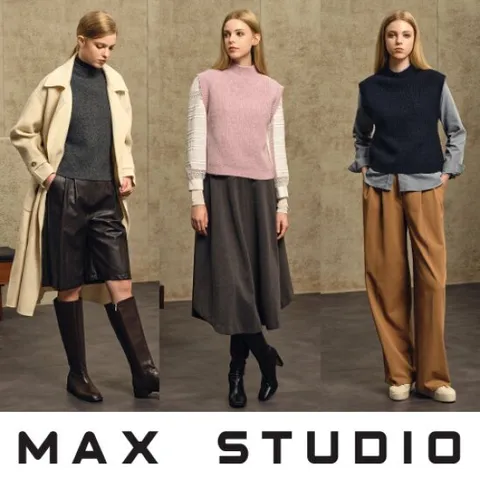 막스스튜디오 니트 울블렌딩 베스트3종