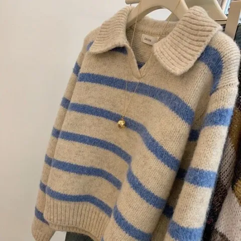 [아리엘스타일]귀여운 캐주얼니트 멘토리니트티