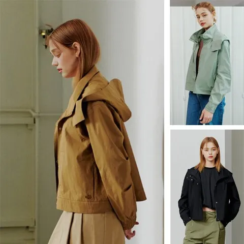 야미니트 여성 크롭 후드 점퍼 3종 택1