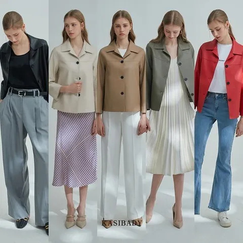 [카시바디] 24SS 여성  유럽산  램스킨 자켓 1종