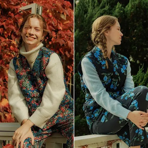 [라페어] 나염 패딩 베스트 2종