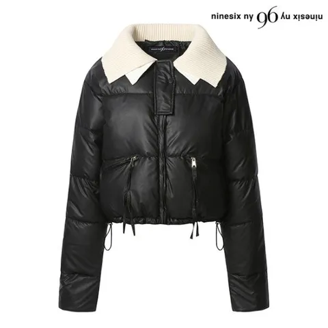 [나인식스뉴욕]레더 패딩 점퍼 (NO4JJ006L0)