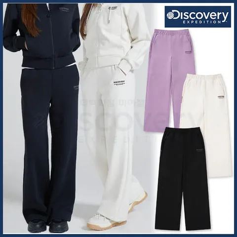 디스커버리 24FW 가을 이월/할인 여성 트레이닝세미와이드핏팬츠/바지 DXMIA DWTP42044