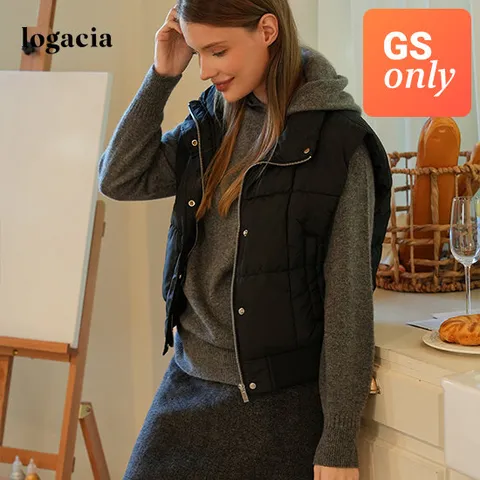 [한정수량] 로가시아 프리미엄 캐시미어 100% 홀가먼트 후드 니트 1종