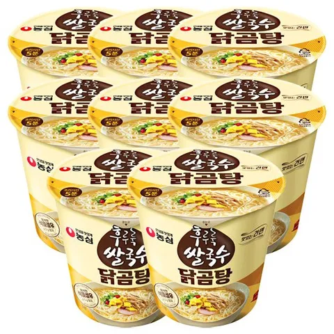 농심 후루룩 쌀국수 닭곰탕 73g 8개