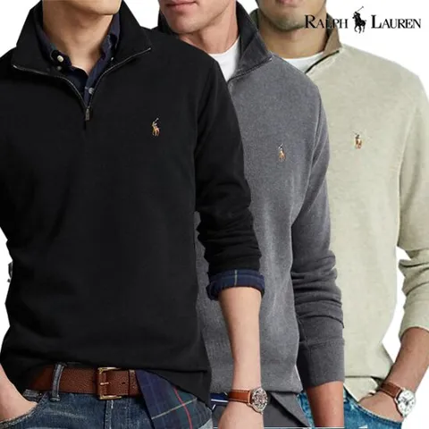 폴로 랄프로렌 남녀공용 하프 반집업