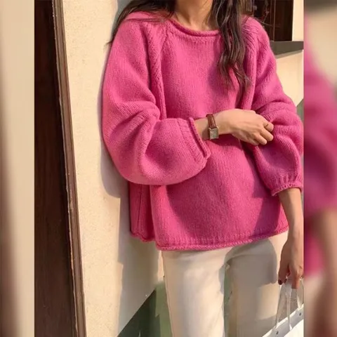 이쁘다 베로트 루즈핏 울 니트