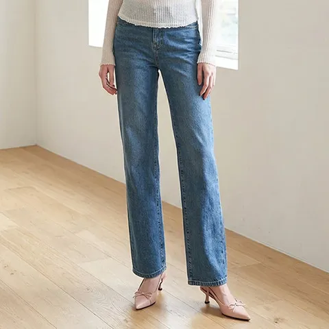 인디고랩 여성 릴렉스핏 라이크라 스판청바지 3종