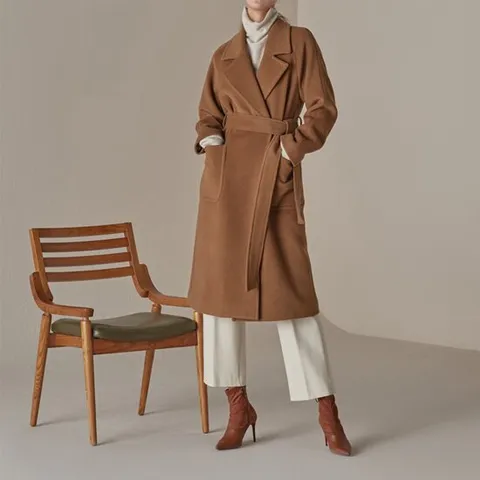 메르에 시그니처 캐시울 롱코트 BM-BE01