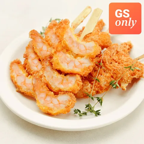 [미식배송]통새우 4마리 통살새우꼬치 500g(50gX10개)