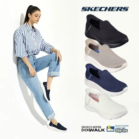 스케쳐스 여성용 고워크 클래식 슬립인스