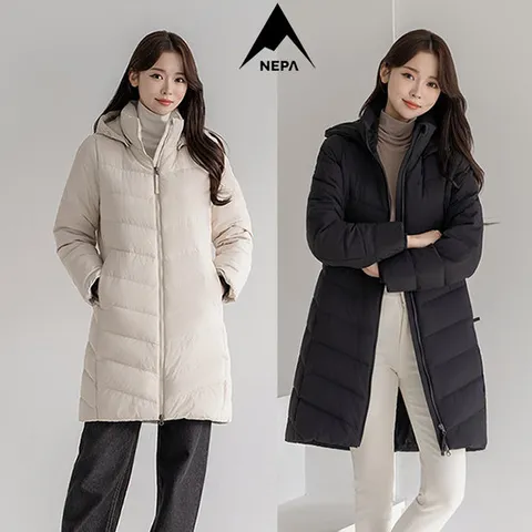 [네파(아웃도어)]여성 생활방수 프리미아 스트레치 라이트 구스 다운자켓 7K82054