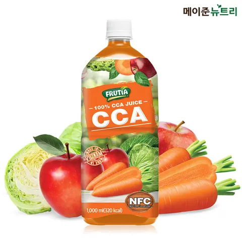 메이준뉴트리 NFC 착즙 프루티아 100% CCA 주스 1,000ml 1병
