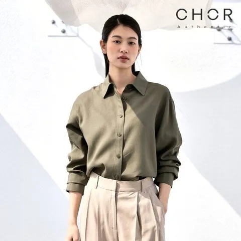 코어 어센틱 린넨 크롭 셔츠 2종