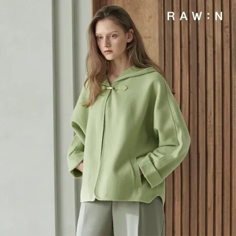 로우앤 후드 판초 니트자켓 1종