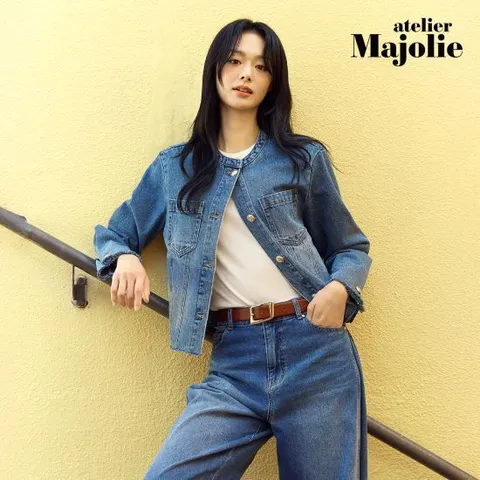 아뜰리에마졸리 컨투어 데님 재킷 1종 [런칭 가격 89,900원]