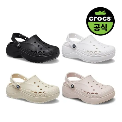 [TAG가 79,900원]크록스 여성 바야 플랫폼 클로그  4종 택1 (25SWCL208186)