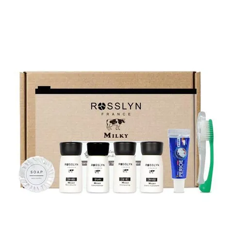 프랑스 어메니티 로슬린밀키 여행용키트 6종 선물세트 여행용세트
