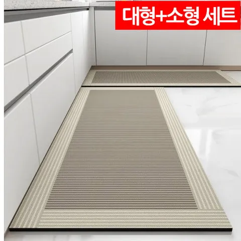 대형+소형 2종세트 규조토 주방 발매트 주방매트 현관 씽크대 싱크대 발매트 화장실 욕실매트 거실 발매트