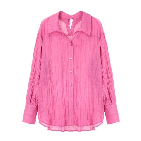 메르에 코튼블렌딩 플리츠 셔츠1종 LB-CC