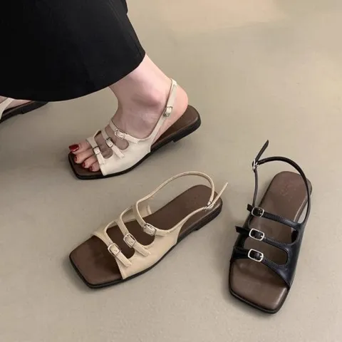 여성 글래디에이터 스트랩 여름 샌들 9207