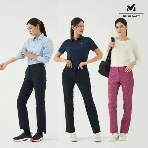 [밀레 골프]25SS 밀레골프 여름팬츠 3종 여성(트리코트2종+폴리스판1종)