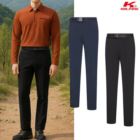 무료배송[콜핑공식]남성 봄 파워스트레치 기본 등산 바지