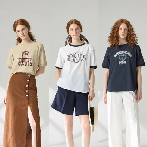 [벤시몽] 여성 썸머 퍼포스 쿨 티셔츠 3종 택일 (55사이즈)